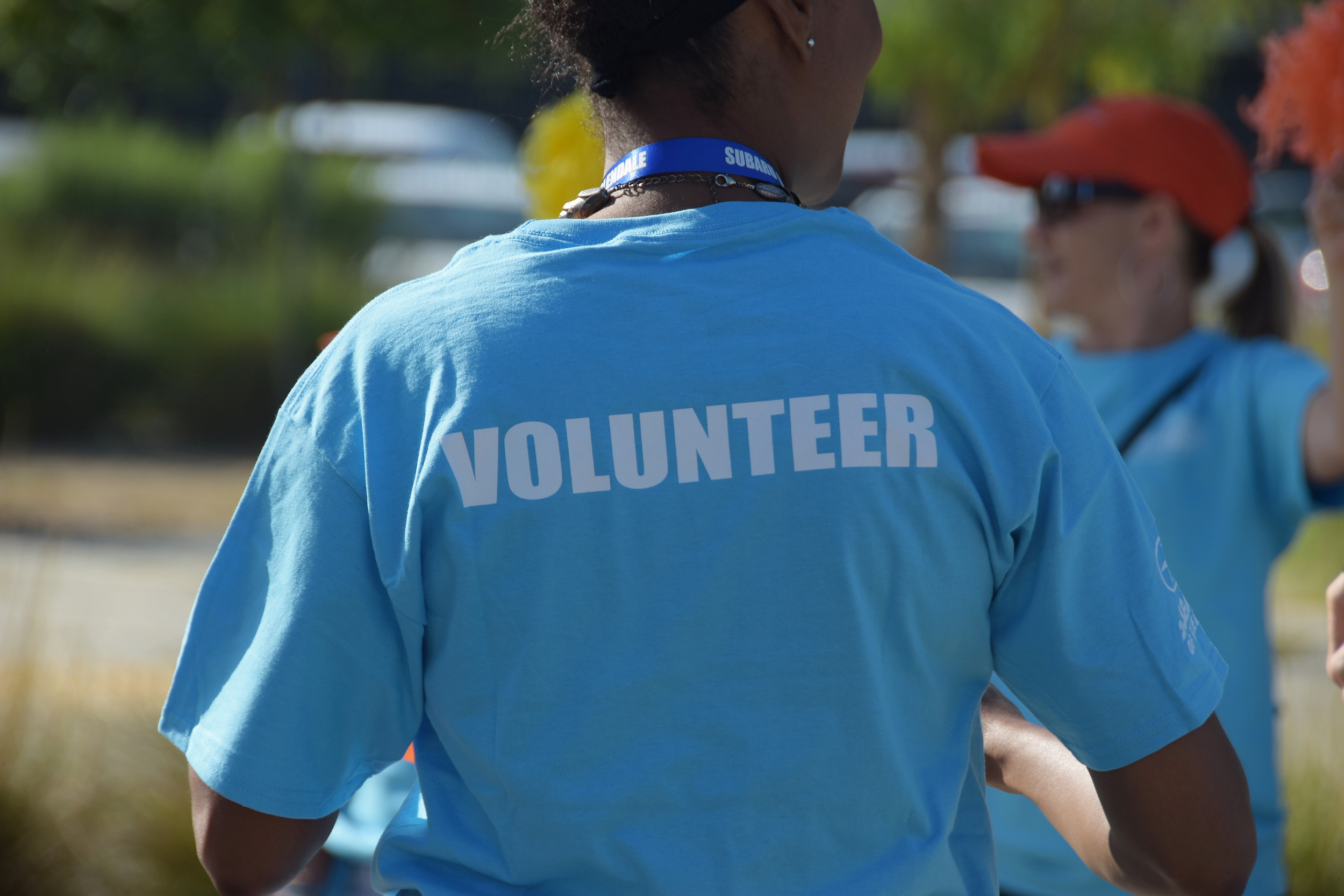 Community volunteers offering support